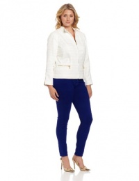 Calvin Klein Women's Plus-Size Texture Jacket