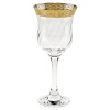 Lorenzo Gold Border Stemmed Wine Glass, Set of 6