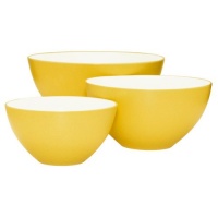 Noritake Colorwave Mustard Bowl Set, 3-piece