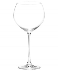 Inspired by the vineyards of Tuscany, the classic shape of this fine glassware collection captures the pleasures of Italy's famous wine country. The simple, understated base of these glasses is designed to accentuate the richly colored, aromatic wine filling the glass. Designed to bring out the flavor and texture of wine, this grand Beaujolais set would excite any wine enthusiast.