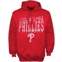 MLB Majestic Philadelphia Phillies Double Play Hoodie - Red