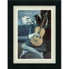 The Old Guitarist by Pablo Picasso, Framed Print Art - 16.57 x 12.94