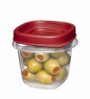 Rubbermaid 7J55 Easy Find Lid Square 1/2-Cup Food Storage Container, 2 pack