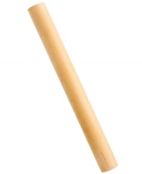 Now you're on a roll! Stock your kitchen with the classics-this basic rolling pin is artfully crafted from one piece of beautiful beechwood in a cylindrical shape that provides a lifetime of effortlessly smooth performance.