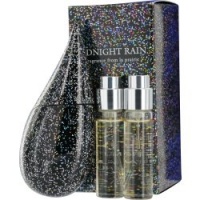 MIDNIGHT RAIN by La Prairie for WOMEN: EAU DE PARFUM REFILLABLE SPRAY .25 OZ & TWO EAU DE PARFUM REFILL SPRAY .25 OZ