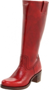 FRYE Women's Sabrina Stitch Inside Zip Knee-High Boot