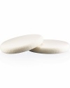 Specially designed circular sponge for use with Studio Tech foundation. Pro-quality. Highly efficient. Provides flawless distribution and blending of Studio Tech and other foundations. Washable/reusable. Pack of two.