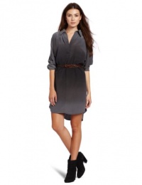 Gypsy 05 Women's Sofia Shirt Dress, Charcoal, Large