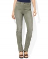 Designed for comfort and a flattering fit, these classic petite pants are distinguished by a sleek silhouette with a chic, elongated straight leg from Lauren by Ralph Lauren. (Clearance)