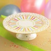 Lenox Candles and Confetti Singing Cake Plate