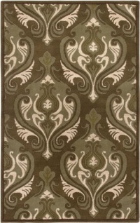 Rizzy Home VO2266 Volare 8-Feet by 10-Feet Area Rug, Brown