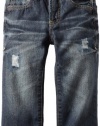 Lucky Brand Boys 2-7 Beach Comber Denim Jean, Indigo, 2T