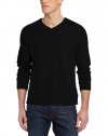 Calvin Klein Sportswear Men's Long Sleeve Solid V-Neck Tee