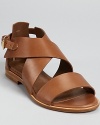 Max Mara Sandals - Tenuta Flat Crossover Sandals