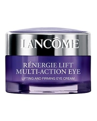 Introducing our Super Lifting partners from our Anti-Aging franchise. With time, alterations in the skin's structure can affect firmness causing the skin to lose its youthful quality. A visible improvement in skin tightening helps restore skin's youthful look. Rénergie Lift Multi-Action features Multi-Tension technology, designed to target skin layers.* *Based on four ingredients tested separately in-vitro. ResultsImmediately, the eye contour looks supple and feels smoother. In four weeks, the skin around the eyes seems lifted, firmer and denser, as if under tension. Wrinkles are visibly smoothed, bags look deflated and dark circles appear faded. The eye contour looks visibly radiant and younger. Non-Comedogenic. Non-Acnegenic.Dermatologist-tested for safety.