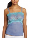 Wacoal Women's Embrace Lace Cami Shirt, Provence/Capri, Large