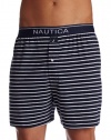 Nautica Men's Knit Yarn Dyed Dunner Yard Stripe Boxer