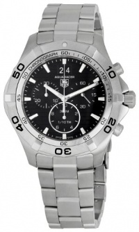 TAG Heuer Men's CAF101EBA0821 Aquaracer Black Dial Watch