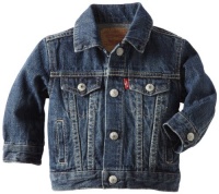 Levi's Baby-Boys Infant Denim Trucker Jacket, West, 18 Months