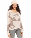 Double reindeer make this Bar III sweater oh-so perfect for a layered holiday look!