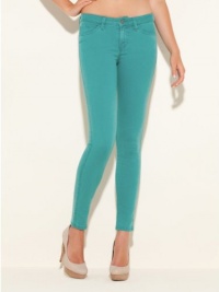 GUESS Brittney Ankle Skinny Colored Jeans, AZURE (26)