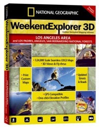 National Geographic TOPO! Weekend Explorer 3D (Los Angeles, Los Padres, San Bernardino National Forest)