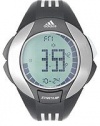 Adidas ADP1642 Unisex Black White Stripes Rubber Strap Watch