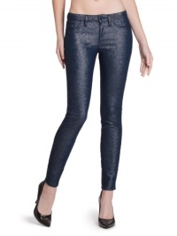 GUESS Brittney Glitz Denim Leggings, SILICONE RINSE (32)