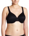 Vanity Fair Women's Beautiful Benefits Age Defying Lift Full Figure Contour Jacquard Bra #76271,Midnight Black,38D