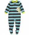 Carter's Boys 2T-4T Dog Microfleece Sleeper (2T, Blue)