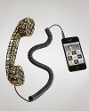 Say hello to playful accessories like this handheld pop phone from Rebecca Minkoff, splashed in notebook-worthy doodles.