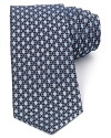 Simple refinement in pure silk, this handsome tie from Valentino adds a spark to your professional attire and makes an easy pairing with multiple dress shirts already in your wardrobe.