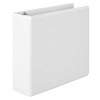 Wilson Jones Economy Vinyl Round Ring View Binder, 8.5 x 11 Inches, 3 Inch Capacity, White (362-49W)