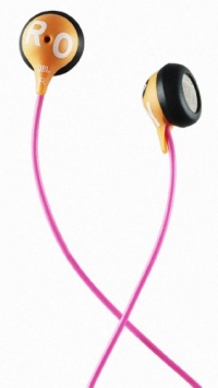 ROXY by JBL Reference 230 Earbud Headphone - Orange/Pink