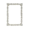 House your precious memories in a stunning frame of Swarovski® crystals finished with silver-tone metal for a sparkling display worthy of your photos.