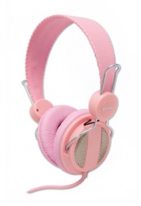 Syba CL-AUD63024 Syba Over the Ear Circumaural Headphone with 3.5mm Lady Pink Connector