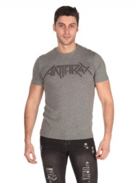 Chaser Mens Anthrax Logo Tee - Vintage Grey - XX Large