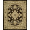 Nourison 2000 2239 Rectangle Rug, Black, 5.6-Feet by 8.6-Feet