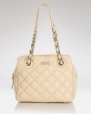 Carry your workday essentials in chic style with thi. quilted leather shoulder bag from kate spade new york/