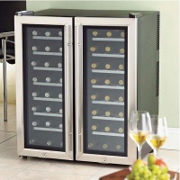 Silent 48 Bottle 2-Zone Wine Refrigerator