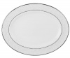 Lenox Opal Innocence Platinum Banded Bone China 13 Oval Platter