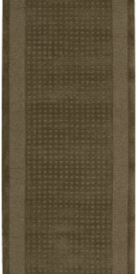 Nourison Westport Solid Mocca 2.6-Feet by 4.0-Feet 100% Wool Area Rug