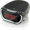 GPX CC312B AM/FM Clock Radio with Dual Alarms and Top Load CD Player - Black