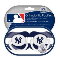 MLB New York Yankees Pacifiers 2 Pack