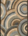 Area Rug 2x7 Runner Contemporary Brown Color - Momeni Dream Rug from RugPal