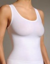 SPANX On Top and In Control Modern Scoop Tank (906) L/White