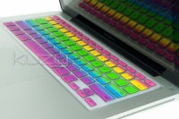 Kuzy - Rainbow Keyboard Silicone Cover Skin for MacBook / MacBook Pro 13 15 17 Aluminum Unibody (fits MacBook with or w/out Retina Display), MacBook Air 13