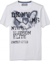 Big Apple; big style. This t-shirt from DKNY Jeans upgrades your typical casual denim look.