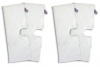 Shark XLT3501 (EXTRA LARGE), Set of 4, Microfiber Cleaning Pads for the Steam Pocket Mop.