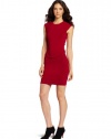 French Connection Women's T-Dani Crepe Dress, Red, 10